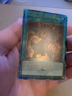 MISPRINT ERROR The Claw of Hermos Yugioh RA04-EN256 QCR NM - Image 1