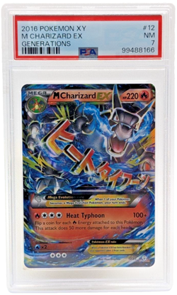 Pokemon M Charizard EX Holo Rare Card 12/83 XY Generations 2016 PSA 7 NM - Image 1