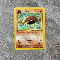 KABUTO 1st Edition 50/62 - Fossil Set 1999 WOTC Pokemon Card NM - Image 1