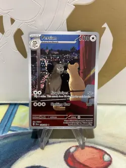 Persian 078/064 Shrouded Fable Illustration Rare Pokemon Card NM - Image 1