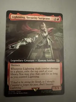 Lightning, Security Sergeant (Extended Art) Final Fantasy Regular - Image 1
