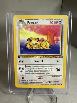 Pokemon - Persian 42/64 - 1st Edition Jungle MP - Image 1