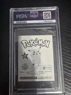 1999 MERLIN POKEMON #S26 ASH-PRISM PSA 10 - Image 2