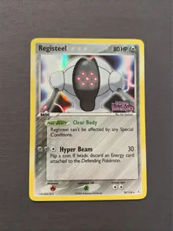 Pokemon TCG Registeel 29/110 EX Holon Phantoms Stamped Reverse Rare LP - Image 1
