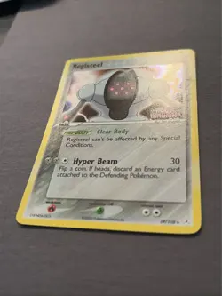 Pokemon TCG Registeel 29/110 EX Holon Phantoms Stamped Reverse Rare LP - Image 2