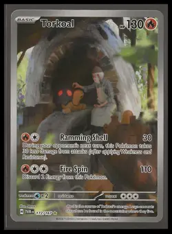 Pokemon TCG Torkoal Illustration Rare 172/167 SV06: Twilight Masquerade NM/M - Image 1