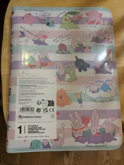 Pokemon We’re Goomy Zip Binder 9 Pocket (Pokemon Center Exclusive) NEW SEALED - Image 1