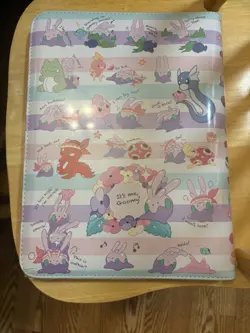 Pokemon We’re Goomy Zip Binder 9 Pocket (Pokemon Center Exclusive) NEW SEALED - Image 2
