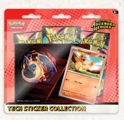 Pokemon TCG Ascended Heroes Charmander 3-Pack Blister - Image 1