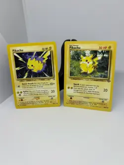 Pokemon TCG Pikachu 60/64 Jungle AND Pikachu 70/111 Pokemon Neo Genesis - Image 1