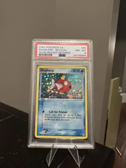 2004 POKEMON EX TEAM ROCKET RETURNS #65 MAGIKARP-REVERSE FOIL PSA 8 - Image 1