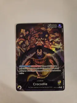 One Piece Card Game – Crocodile – OP04-058 – L* – Near Mint - Image 1