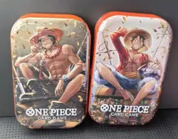 Lot of (4) - One Piece Tin Pack Set Vol 2 | TS-02 OP-13 Factory Sealed - Image 1
