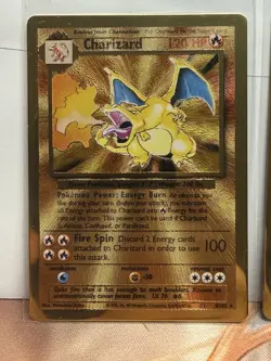 Pokemon Celebrations Gold Metal Charizard & Pikachu Cards 25th Anniversary Base - Image 2
