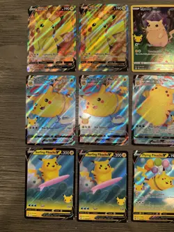 Pokemon 2021 Celebrations Pikachu Full Art Card Lot - Image 2