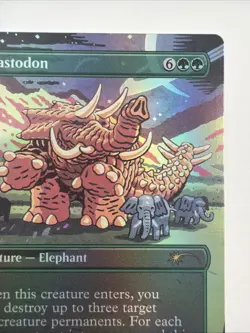 Terastodon (Rainbow Foil) Secret Lair Drop Foil - Image 3