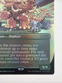 Terastodon (Rainbow Foil) Secret Lair Drop Foil - Image 4