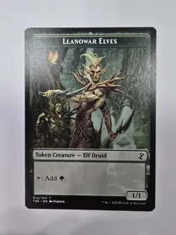 Llanowar Elves Token Time Spiral Remastered Regular Magic The Gathering - Image 1