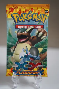 Pokemon XY Flashfire Booster Pack Kangaskhan Artwork Factory Sealed TCG - Image 1