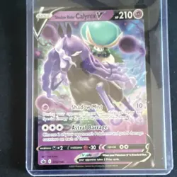 Pokemon Shadow Rider Calyrex V Ultra Rare Holo Chilling Reign 074/198 210 HP - Image 1