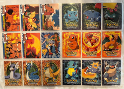 Pokemon TOPPS First Movie Complete Set of 72 BLUE Logo Pack Fresh Charizard - Image 1