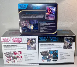 Pokemon Black Bolt and White Flare Elite Trainer Box Set of 2 and Phantasmal ETB - Image 3