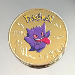 GENGAR Gold Coin - Pokemon Coin 18K Gold Plated - Exclusive Rare Design - Image 3
