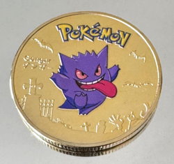 GENGAR Gold Coin - Pokemon Coin 18K Gold Plated - Exclusive Rare Design - Image 4