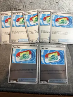 Poke Pad 198/217 7x Ascended Heroes Pokemon Trainer Mint/NM Reverse Holo And Non - Image 1