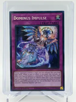 Dominus Impulse MP25-EN116 2025 Mega-Pack 1st Edition Prismatic Secret Rare Yugi - Image 1