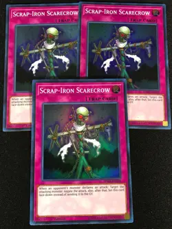 Yugioh Scrap-Iron Scarecrow SPWA-EN058 1st Super x3 (NM) - Image 1