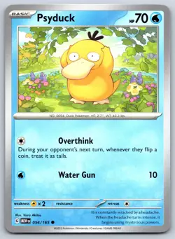 Psyduck - Scarlet Violet 151 054/165 Pokemon Card NM - Image 1