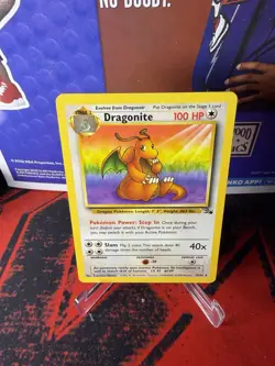 Dragonite 19/62 - Pokemon TCG Fossil Unlimited NON-HOLO Rare Card 1999 - MP - Image 1