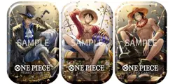 Bandai One Piece Card Game Tin Pack Set Vol.2 3 Decks Luffy Ace - Image 3