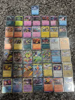 POKEMON TCG 43 CARD LOT TOTAL ILLUSTRATION RARE FULL ART PIKACHU 30TH HOLO RARE - Image 1