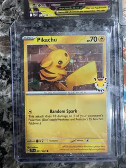 POKEMON TCG 43 CARD LOT TOTAL ILLUSTRATION RARE FULL ART PIKACHU 30TH HOLO RARE - Image 2