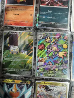 POKEMON TCG 43 CARD LOT TOTAL ILLUSTRATION RARE FULL ART PIKACHU 30TH HOLO RARE - Image 5
