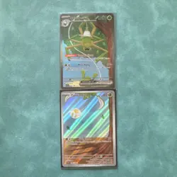 Pokemon Scarlet & Violet Holo Spidops EX & Tarountula 2 Card Lot - Image 1