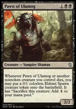 MTG Magic the Gathering Pawn of Ulamog (55/80) DD Zendikar vs. Eldrazi LP - Image 1