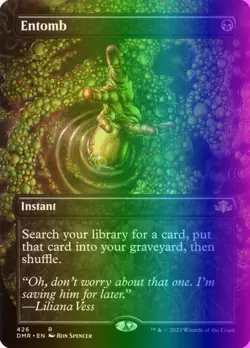 MTG Magic the Gathering Entomb (426/521) Dominaria Remastered LP FOIL - Image 1