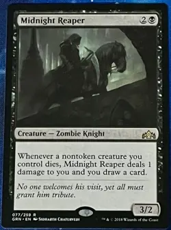 Midnight Reaper - Guilds of Ravnica - Magic MTG - NM - Rare - Image 1