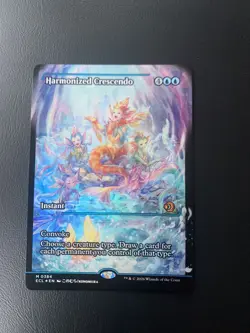 Harmonized Crescendo (Showcase Foil) - MTG Lorwyn Eclipsed - PACK FRESH MYTHIC - Image 1