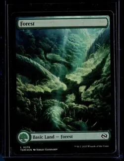 Forest - 276 - Foil - TDM - NM - MTG Magic the Gathering - Image 1
