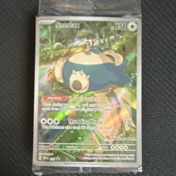 Snorlax 051 Sv: Scarlet & Violet Promo Cards Holo POKEMON CENTER PROMO (Sealed) - Image 1