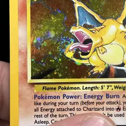 Pokemon TCG Charizard Base Set 2 4/130 Holo Unlimited Holo Rare Swirl - Image 2