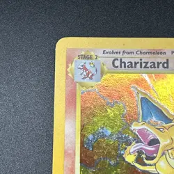 Pokemon TCG Charizard Base Set 2 4/130 Holo Unlimited Holo Rare Swirl - Image 3