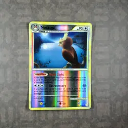 Pokemon TCG Noctowl 8/123 HeartGold SoulSilver (HS) Reverse Holo Rare 2010 MP - Image 1