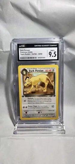 Dark Persian 1st Edition (42/82) CGC 9.5 Pokemon Team Rocket - Image 1