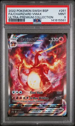 Charizard VMAX ⭐ 261 Sword & Shield Ultra Premium Collection 2022 Pokemon PSA 9 - Image 1