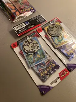 Lot of 3 Pokemon TCG Temporal Forces Checklane Blister Pack + Mini Portfolio New - Image 4